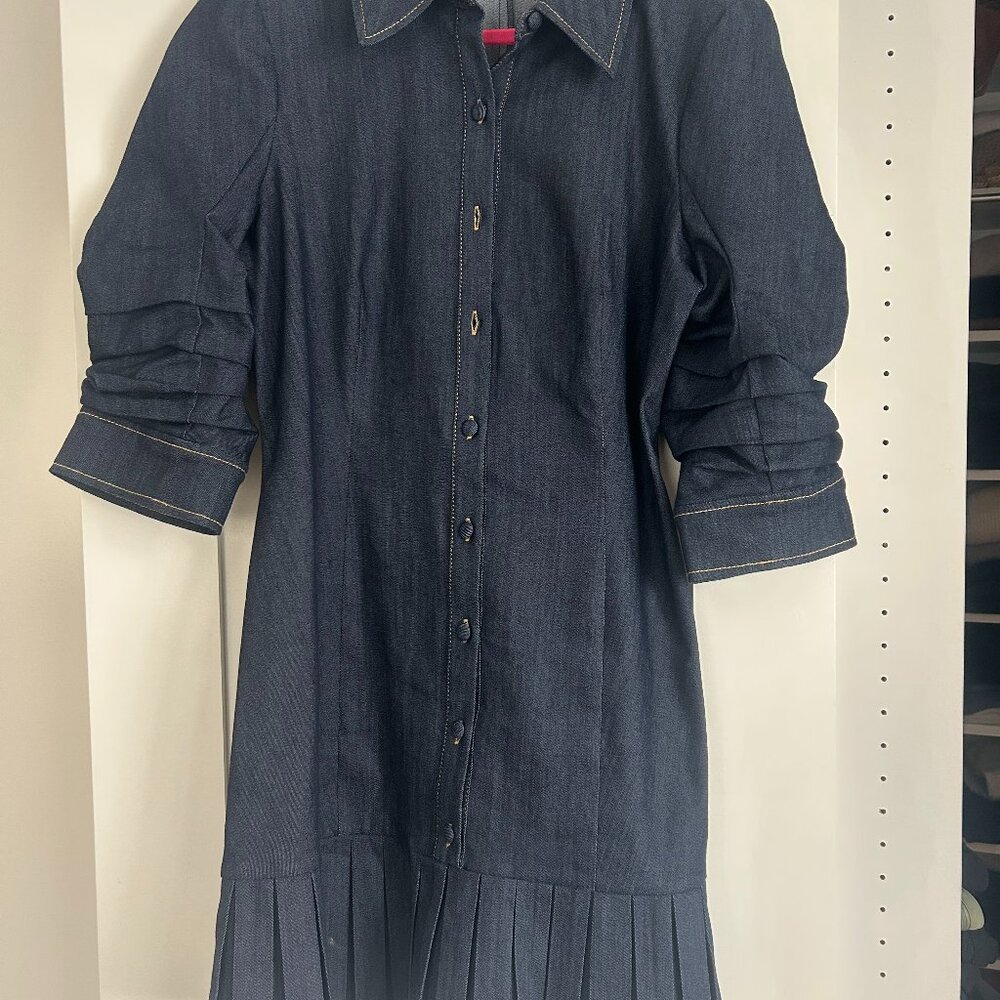 cinq a sept denim dress